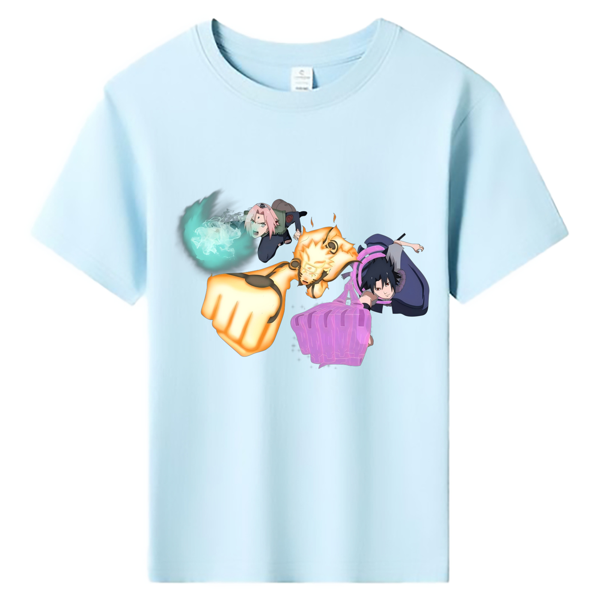 （画像用） NARUTO -ナルト- うずまき ナルト Uzumaki Naruto 綿100％キッズTシャツ（フロントプリント）